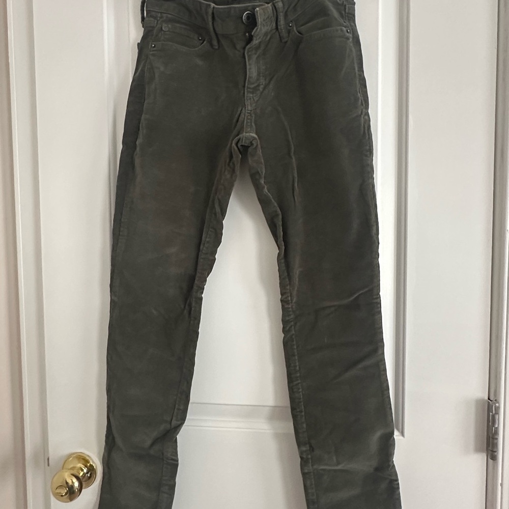 Lucky Brand Women's Olive Corderoy Jeans